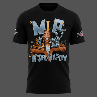 Limited edition A’ja Wilson 5X M'VP T-shirt