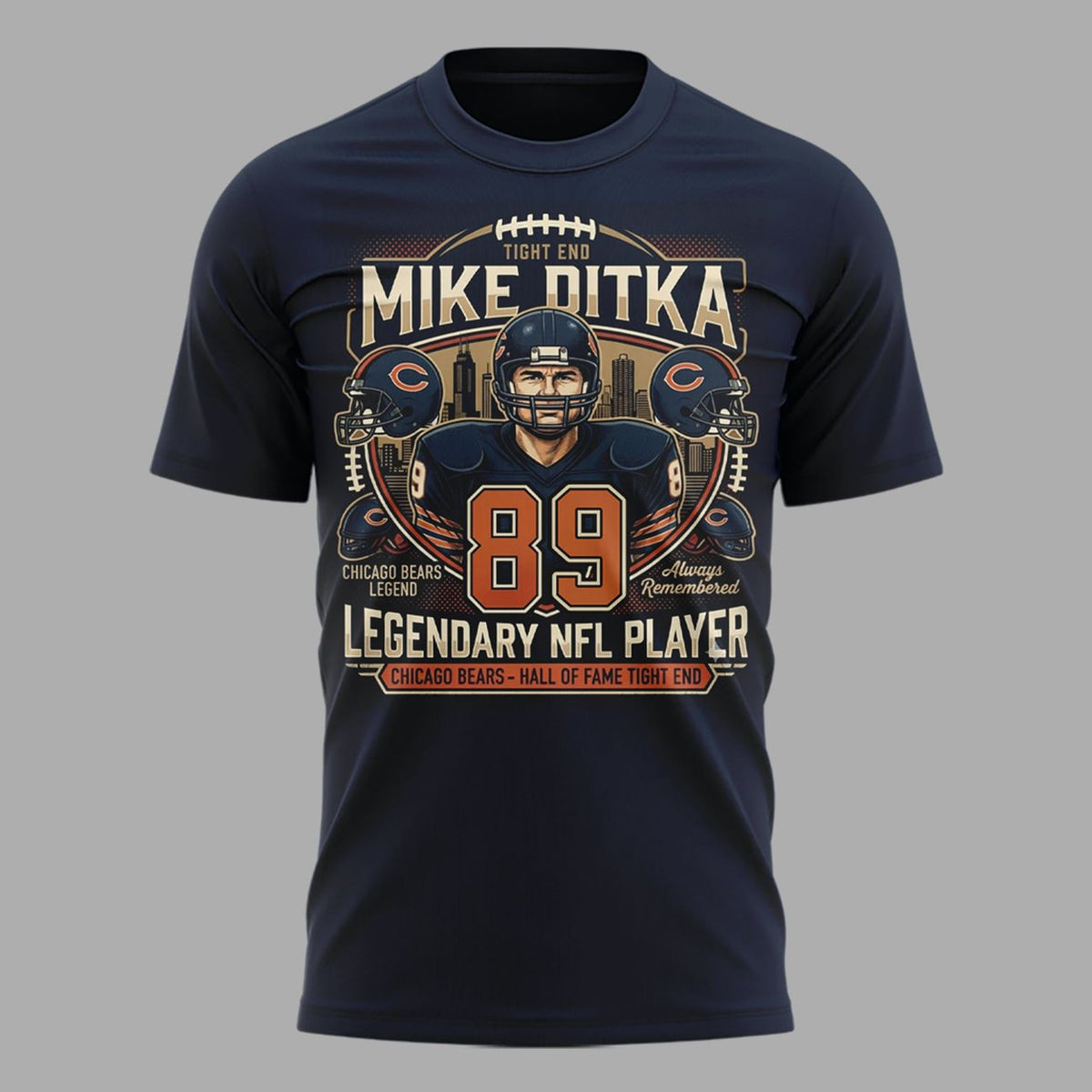 001. Mike Ditka - Remembering a Legend - Paying Tribute to Da Coach T-Shirt