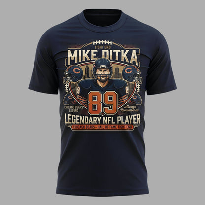001. Mike Ditka - Remembering a Legend - Paying Tribute to Da Coach T-Shirt