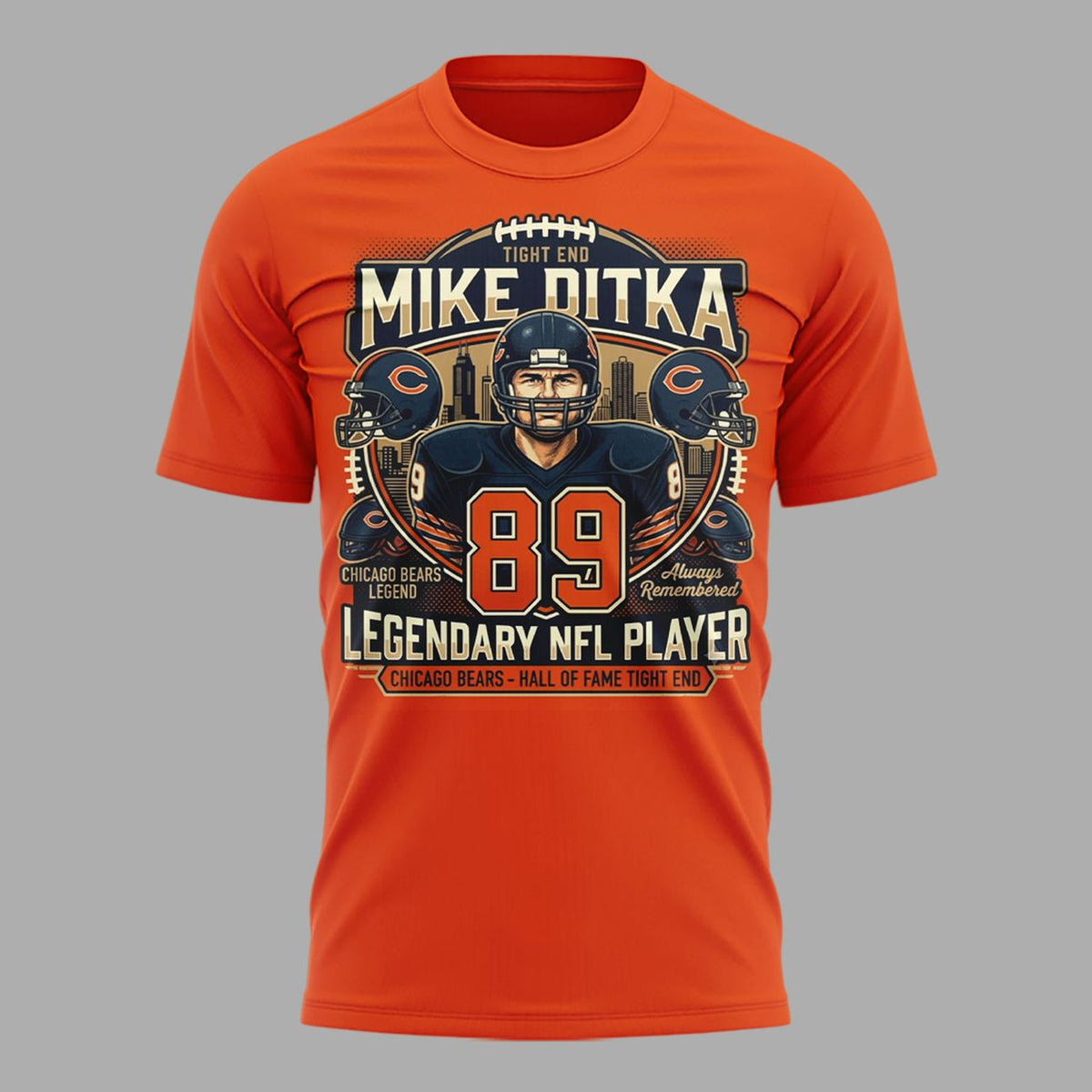 003. Mike Ditka Chicago Bears - Remembering a Legend - Paying Tribute to Da Coach T-Shirt