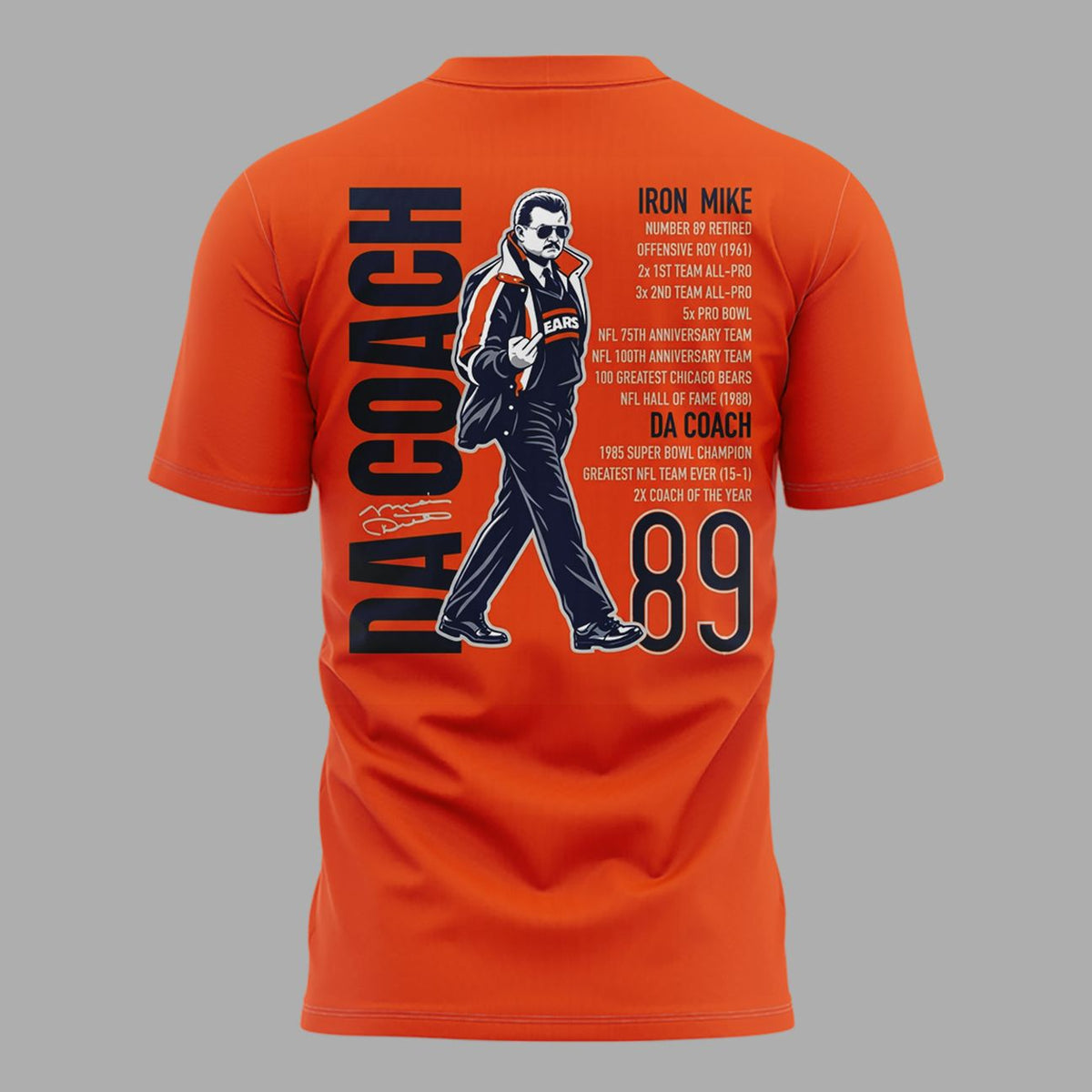 003. Mike Ditka Chicago Bears - Remembering a Legend - Paying Tribute to Da Coach T-Shirt